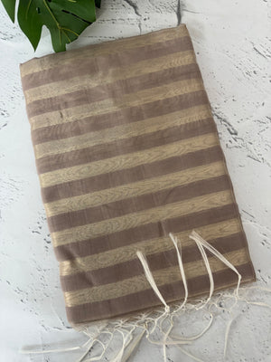 Soft Tissue silk saree with stripes MSH240