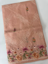 Silky kota embroidery saree MSK4331