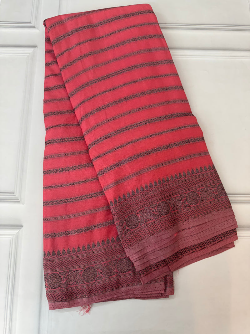 Soft Chinnon Georgette Saree SMGRER