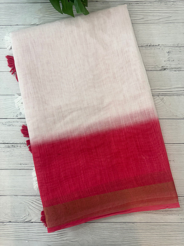 Ombre semi Linen Saree SRTS30