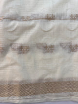 Soft blended tussar saree  MKT121 (9) - Offwhite