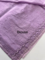 Fancy Chanderi silk saree with blouse MFC218