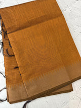 Semi silk sarees with temple border  MTS890