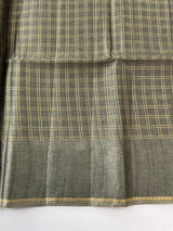 Tussar mix Semi silk saree with small zari weaving MSS8925