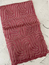 Glass organza saree with thread work- MOS351