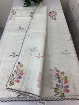 NetkKota sarees with handpainting and embroidery MS7833