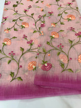Soft kota silk saree with embriodery MS14809
