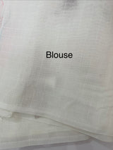 Soft Netkota embriodery saree MS1496 - White 2