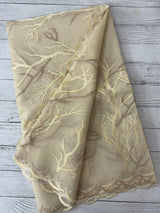 Kota silk embroidery saree  MSH125 - Beige