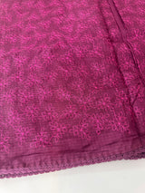 Soft kota checks saree with embroidery SDJCS21