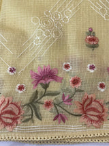 Silky kota embroidery saree MSK4331