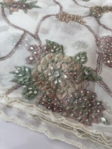 Handworked chiffon Organza saree MCS4534