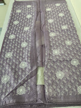 Soft kota checks saree with embroidery SVTS25