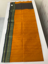 Jute tussar silk saree with contrast borders MJL655