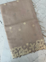 Soft Tissue kota embroidery saree MSK4660 PastelMauve