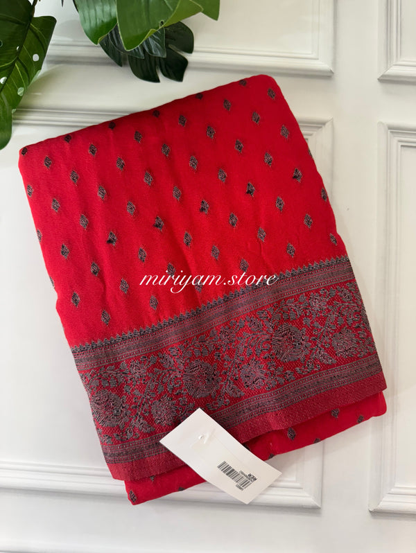 Chiffon Georgette saree - MGS662 RED