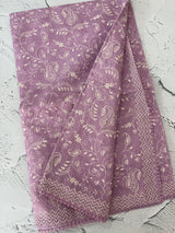 Kota silk saree with embroidery MKS7012 - Lavender