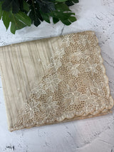 Cutwork Semi tussar saree MTSS680 - Ivory