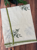 Kerala cotton saree - ‘Thalir’
