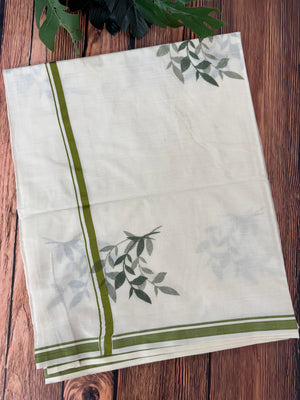 Kerala soft cotton saree - ‘Thalir’