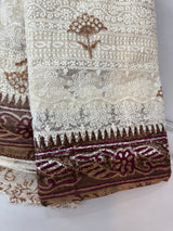 Kota silk heavy embroidery saree SFNIIT