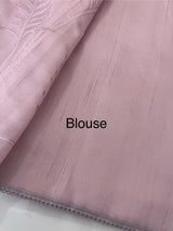 Blended Tussar silk saree with applique work- MSH193