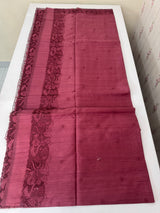 Blended tussar saree with cutwork - MSHK678