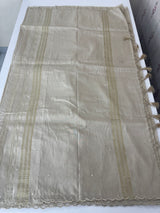 Fancy Chanderi silk saree with blouse MFC218 Taupe