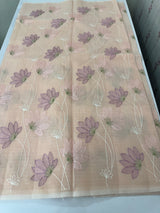 Netkota embriodery saree MS1496 Pastel PeachPink