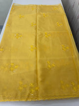 Semi Organza saree with embroidery - MSH375