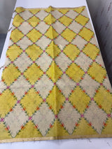 Soft Jute tissue saree with embroidery MJT671
