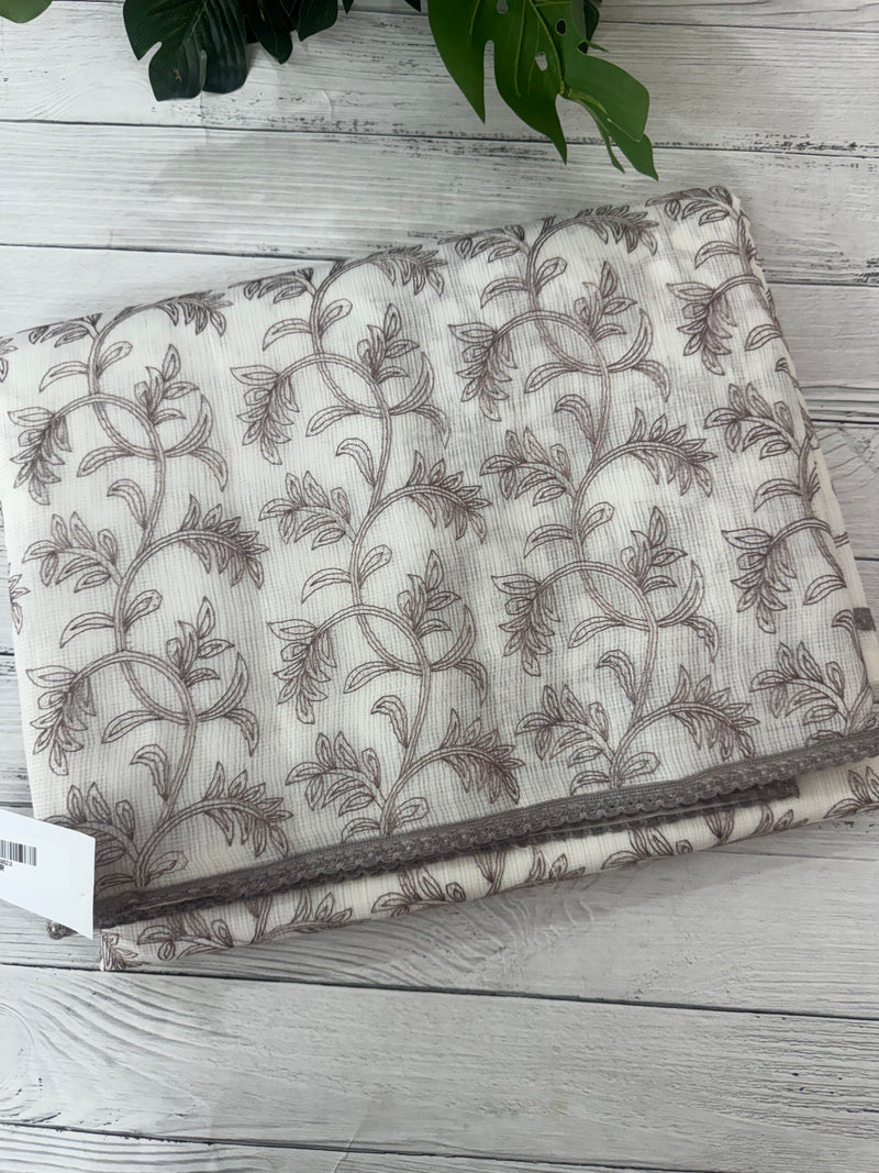 Kota cotton embriodery saree MS1490