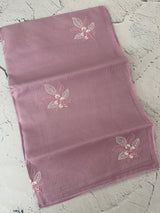 Kota  checks saree with embroidery - MS7679 Lilac