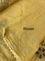 Soft silk cotton saree with embriodery MS8678