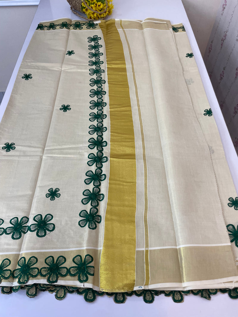 Kerala tissue saree- Gold