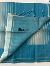 Multi color Semi soft silk saree with borders MSS590