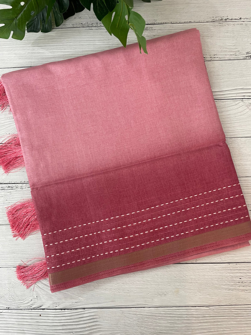 Soft Semi silk saree with thread work MSR698