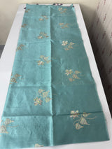 Tussar finish soft silk saree with thread embroidery MTS568 LightBlue