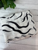 Kota silk embroidery saree  MSH125 - Black & White