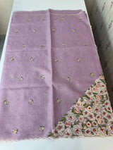 Soft kota silk saree with embriodery work MS89432