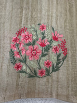 Blended tissue tussar saree with embriodery - MS8945