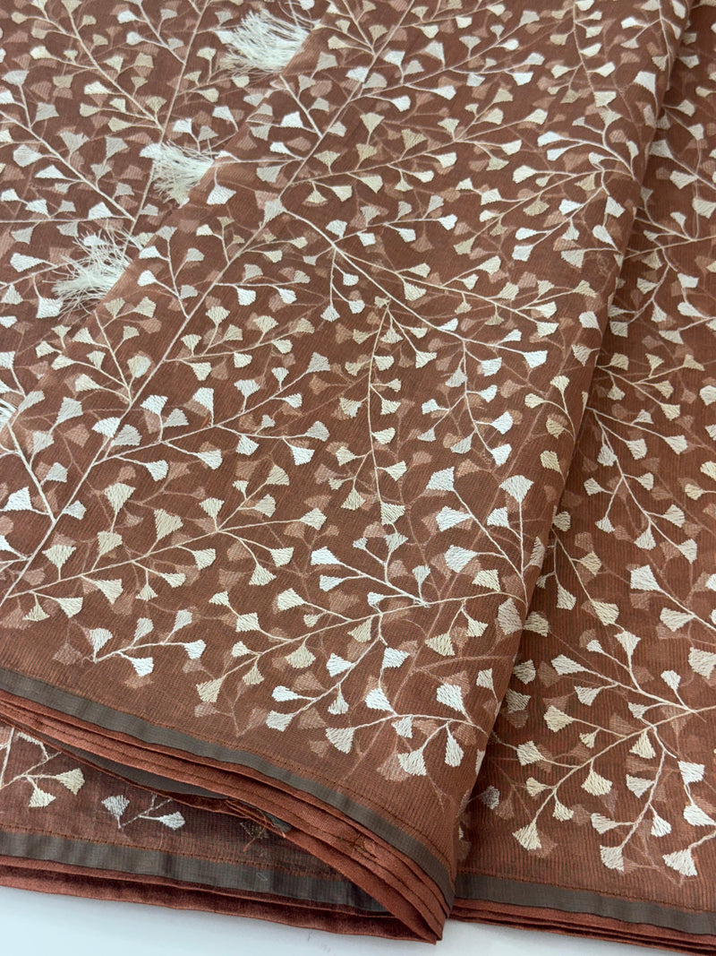 Supernet embriodery saree SSPNHRS