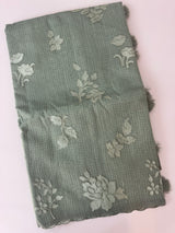 Silky kota embroidery saree  MSK890 JadeGreen