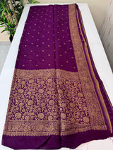 Banarasi Tussar georgette saree  - SMHCSHY Vadamalli