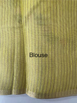 Soft Jute tissue saree with embroidery MJT671