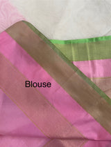 Onam special Semi silk saree with blouse- MSF567 (3)