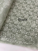 Kota Supernet embriodery saree MS1485