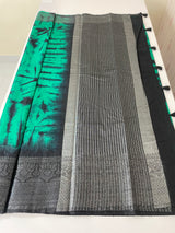 Tie & Dye semi silk sarees  MSS9876