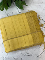 Semi soft Matka silk saree with borders MSS599 GreenyYellow