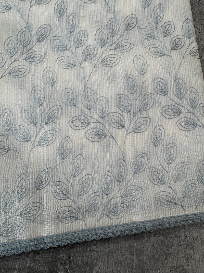 Kota cotton embriodery saree MS1490